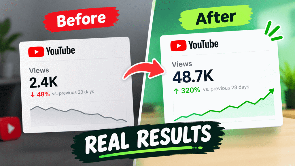 Before-and-After Thumbnails That Show Clear Results